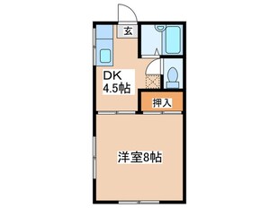 春日ハイツの物件間取画像